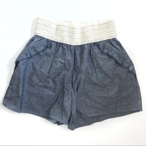 22nd Clothing Chambray Linen Shorts•NWOT! - Picture 3 of 12